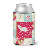 Caroline'S Treasures Ck5454Cc White Domestic Mouse Love Can Or Bottle Hugger Cold-Beverage-Koozies, Multicolor
