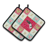 Caroline'S Treasures Ck5464Pthd Tailless Rat Love Pair Of Pot Holders Potholders, Multicolor
