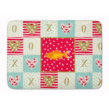 Caroline'S Treasures Goldfish Common Love Machine Washable Memory Foam Mat Doormats, Multicolor
