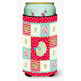 Caroline'S Treasures Ck5486Tbc Elephant Ear Betta Love Tall Boy Hugger Cold-Beverage-Koozies, Multicolor