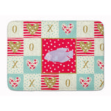 Caroline'S Treasures Giant Gourami Love Machine Washable Memory Foam Mat Doormats, Multicolor