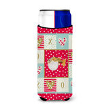 Caroline'S Treasures Ck5496Muk Puffer Fish Love Michelob Ultra Hugger For Slim Cans Cold-Beverage-Koozies, Multicolor