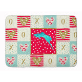 Caroline'S Treasures Sword Tail Guppy Love Machine Washable Memory Foam Mat Doormats, Multicolor