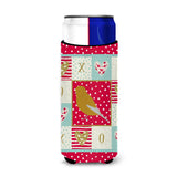 Caroline'S Treasures Ck5506Muk Norwich Canary Love Ultra Hugger For Slim Cans Cold-Beverage-Koozies, Multicolor
