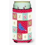 Caroline'S Treasures Ck5510Tbc Bunting Love Tall Boy Insulator Hugger Cold-Beverage-Koozies, Multicolor