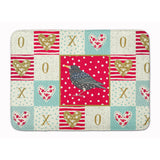 Caroline'S Treasures Starling Love Machine Washable Memory Foam Mat Doormats, Multicolor