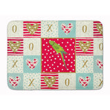 Caroline'S Treasures Ring-Necked Parakeet Love Machine Washable Memory Foam Mat Doormats, Multicolor