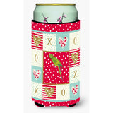 Caroline'S Treasures Ck5525Tbc Ring-Necked Parakeet Love Tall Boy Hugger Cold-Beverage-Koozies, Multicolor
