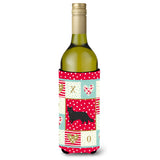 Black Chantilly Tiffany Cat Love Wine Bottle Hugger Ck5575Literk