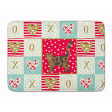 Caroline'S Treasures Foldex Exotic Fold #2 Cat Love Machine Washable Memory Foam Mat Doormats, Multicolor