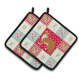 Caroline'S Treasures Ck5642Pthd Maine Coon #1 Cat Love Pair Of Pot Holders Potholders, Multicolor