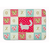 Caroline'S Treasures Munchkin #2 Cat Love Machine Washable Memory Foam Mat Doormats, Multicolor