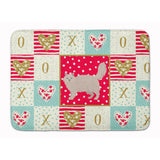 Caroline'S Treasures Siberian Forest #2 Cat Love Machine Washable Memory Foam Mat Doormats, Multicolor