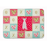 Caroline'S Treasures Devon Rex #2 Cat Love Machine Washable Memory Foam Mat Doormats, Multicolor