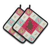 Caroline'S Treasures Ck5780Pthd Raas Cat Love Pair Of Pot Holders Potholders, Multicolor