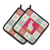 Caroline'S Treasures Ck5802Pthd Turkish Van Cat Love Pair Of Pot Holders Potholders, Multicolor