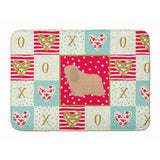 Caroline'S Treasures Coton De Tulear #1 Love Machine Washable Memory Foam Mat Doormats, Multicolor