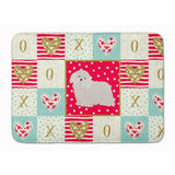 Caroline'S Treasures Coton De Tulear #2 Love Machine Washable Memory Foam Mat Doormats, Multicolor