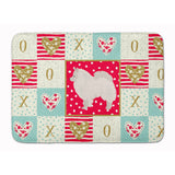 Caroline'S Treasures German Spitz #1 Love Machine Washable Memory Foam Mat Doormats, Multicolor