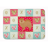Caroline'S Treasures German Spitz #2 Love Machine Washable Memory Foam Mat Doormats, Multicolor