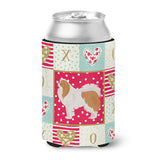 Caroline'S Treasures Ck5848Cc Japanese Chin #1 Love Can Or Bottle Hugger Cold-Beverage-Koozies, Multicolor