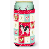 Japanese Chin #2 Love Tall Boy Beverage Hugger Ck5849Tbc