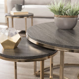 Lachlan Round Nesting Coffee Tables - 3Pc Set