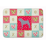 Caroline'S Treasures Shar Pei #1 Love Machine Washable Memory Foam Mat Doormats, Multicolor