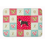 Caroline'S Treasures American Staffordshire Terrier Love Machine Washable Memory Foam Mat Doormats, Multicolor