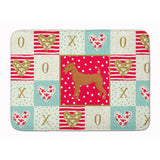 Caroline'S Treasures Irish Terrier Love Machine Washable Memory Foam Mat Doormats, Multicolor