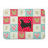 Caroline'S Treasures Lancashire Terrier Love Machine Washable Memory Foam Mat Doormats, Multicolor