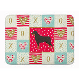 Caroline'S Treasures Rottweiler Love Machine Washable Memory Foam Mat Doormats, Multicolor