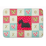Caroline'S Treasures Scottish Terrier Love Machine Washable Memory Foam Mat Doormats, Multicolor