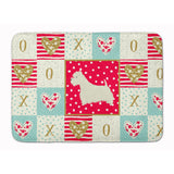 Caroline'S Treasures Westie Love Machine Washable Memory Foam Mat Doormats, Multicolor