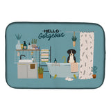 Caroline'S Treasures Ck7459Ddm Greater Swiss Mountain Dog In Bathtub Dish-Drying-Mats, 14 X 21, Multicolor