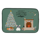 Caroline'S Treasures Piebald French Bulldog Christmas Everyone Dish-Drying-Mats, 14 X 21, Multicolor