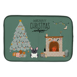 Caroline'S Treasures Black White French Bulldog Christmas Everyone Dish-Drying-Mats, 14 X 21, Multicolor