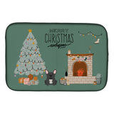 Caroline'S Treasures Black French Bulldog Christmas Everyone Dish-Drying-Mats, 14 X 21, Multicolor