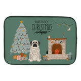 Caroline'S Treasures White Mastiff Brindle Christmas Everyone Dish-Drying-Mats, 14 X 21, Multicolor