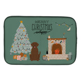 Caroline'S Treasures Ck7619Ddm Chocolate Labrador Christmas Everyone Dish-Drying-Mats, 14 X 21, Multicolor