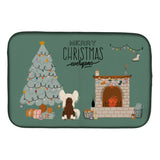 Caroline'S Treasures Cream Chinese Crested Christmas Everyone Dish-Drying-Mats, 14 X 21, Multicolor