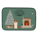 Caroline'S Treasures Red White Border Collie Christmas Everyone Dish-Drying-Mats, 14 X 21, Multicolor