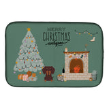 Caroline'S Treasures Ck7694Ddm Chocolate Dachshund Christmas Everyone Dish-Drying-Mats, 14 X 21, Multicolor