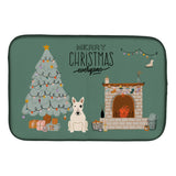 Caroline'S Treasures Ck7701Ddm White Bull Terrier Christmas Everyone Dish-Drying-Mats, 14 X 21, Multicolor
