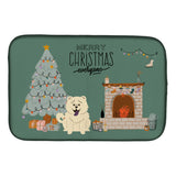 Caroline'S Treasures Ck7703Ddm White Chow Christmas Everyone Dish-Drying-Mats, 14 X 21, Multicolor