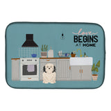Caroline'S Treasures Ck7723Ddm Lowchen Kitchen Scene Dish-Drying-Mats, 14 X 21, Multicolor