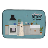 Caroline'S Treasures Ck7769Ddm Irish Wolfhound Kitchen Scene Dish-Drying-Mats, 14 X 21, Multicolor