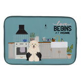 Caroline'S Treasures Ck7800Ddm Old English Sheepdog Kitchen Scene Dish-Drying-Mats, 14 X 21, Multicolor