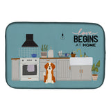 Caroline'S Treasures Ck7814Ddm English Foxhound Kitchen Scene Dish-Drying-Mats, 14 X 21, Multicolor