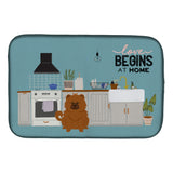 Caroline'S Treasures Ck7846Ddm Red Chow Kitchen Scene Dish-Drying-Mats, 14 X 21, Multicolor